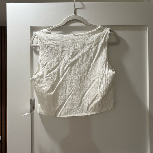 White Women's Top - Picture 3 of 5